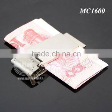 Rectangle Zinc Alloy Cash Clip Slim Pocket Purse Cash Holder Organizer Promotional Blank Stainless Steel Metal Craft Money Clip photo-4