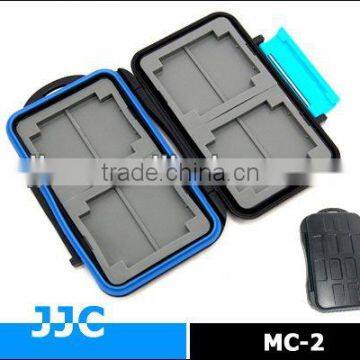 JJC MC-2 Rugged Waterproof Memory Card Storage Case (4x CF cards / 8x SD cards)