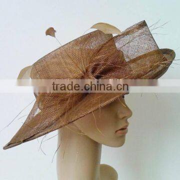 Kentucky Derby Church Party Wedding sinamay hat factory wholesale