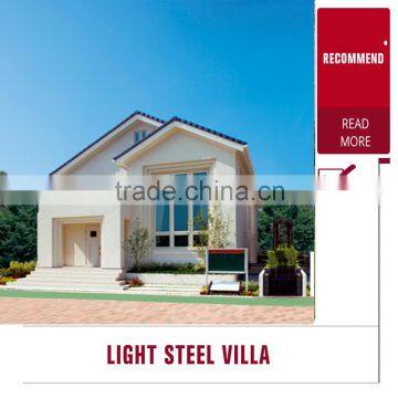 Prefab Environmental Friendly Light Steel Frame House for Living