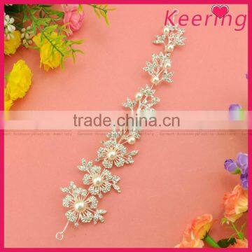 beads acryilc bridal wedding hair accessories for women WHD-036