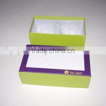 Clear plastic storage box