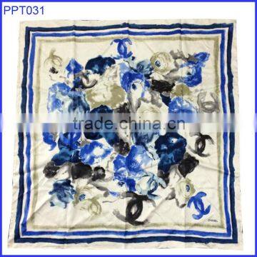 Beautiful wholesale 100% silk twill scarf