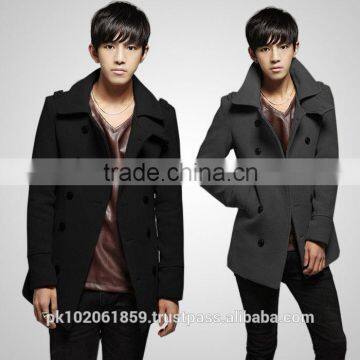 Youth Woolen Trench Coat