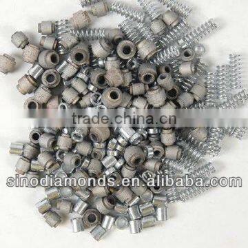 7.2mm,8.5mm,9.0mm diamond wire saw beads for stone plate cutting