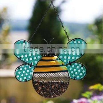 Wholesale New Creative Automatic Hanging Metal Bee Window Bird Feeder Parts                        
                                                Quality Choice