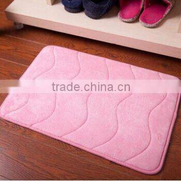 memory foam mat,PU anti slip matMemory foam bath mat Qinyi