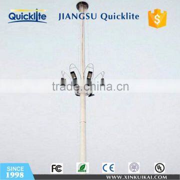 15m street lamp alluminium alloy high mast lighting pole