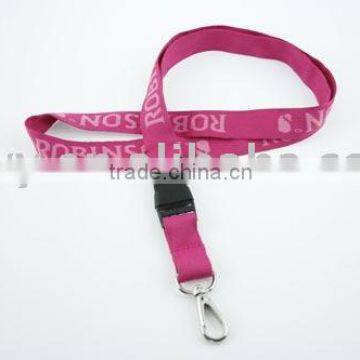 jacquard woven polyester lanyard