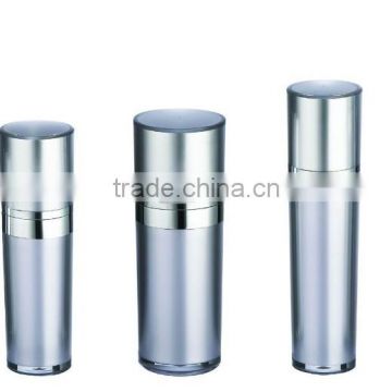 Round Straight cosmetic packing Acrylic Lotion Pump Bottles