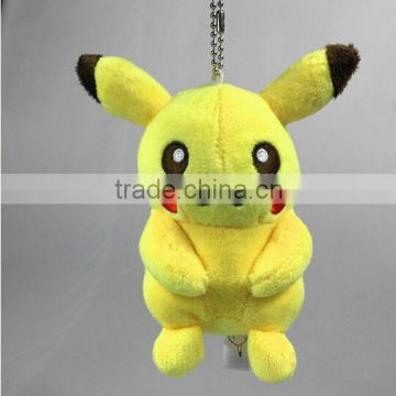 Pokemon Pikachu Plush Keychain Pendant Toys Anime Cartoon Animal Stuffed Dolls Gifts For Kids