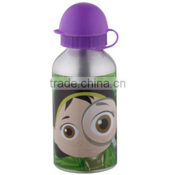 Aluminum bottle for Kids water bottle with straw lid                        
                                                                                Supplier's Choice