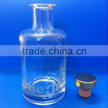 Aroma Reed Diffuser Glass Bottle with Natural Rubber Plug&Unbleached Reed Sticks