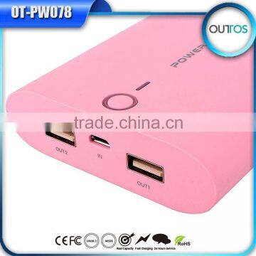 Factory big discount! 10400mah high quality smart power bank