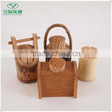 High quality widely uesd natural color toothpick dispenser OEM in China