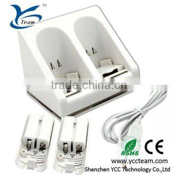 dual charger for wii remote for wii blue light charge station