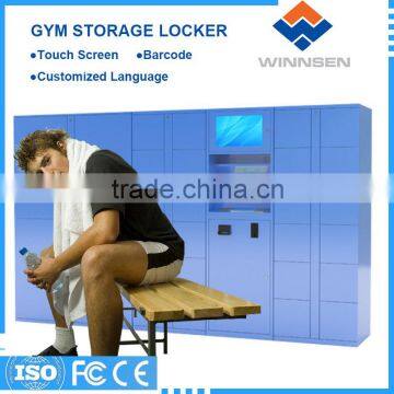 Gymnasium storage touch screen Locker customized language