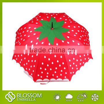 2016 strawberry umbrella,orange umbrella,fashion umbrella women