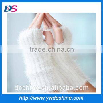 wholesale mohair half warm thick wool knit gloves ST136