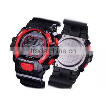 Colorful time display digital sport silicone watch