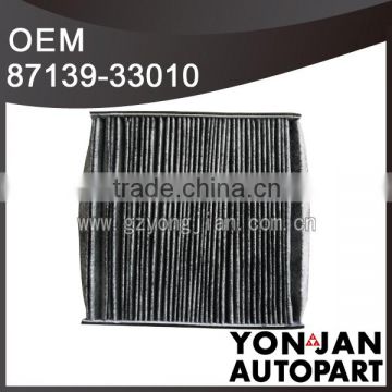 High quality active carbon cabin filter air conditioner air filter 87139-33010