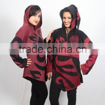 polar fleece stylish dress with Himal patch