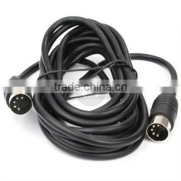 DIN Cables for Automotive Video Connection, Available in Various Types of DIN Plugs