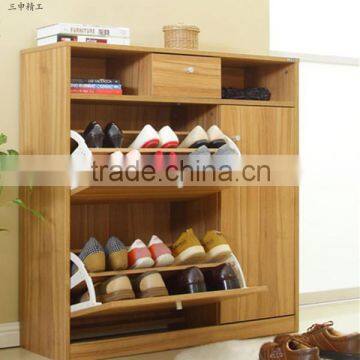 Hot Sale Cheap Melamine MDF Luxury Shoe Cabinet