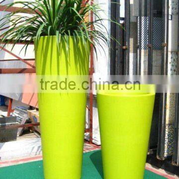 Rotational molding plastic flower pot ,outdoor garden pot