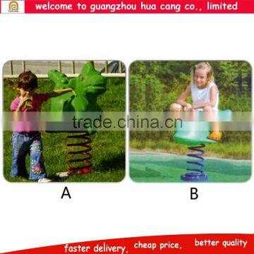 High quality kids outdoor playground equipment spring ride on toy used sring rides for sale