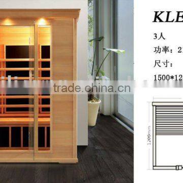 KLE-H3 3Person use Far Infared Sauna CE ETL ROHS Approved