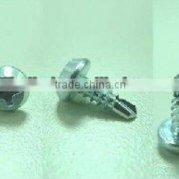 round washer head self drilling screw