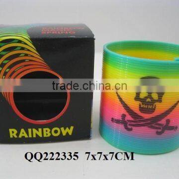 6.5*6.2CM Rainbow ring,plastic toy rainbow ring,toys rainbow ring