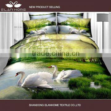 100% cotton 3d printed beautiful bedding set 3d