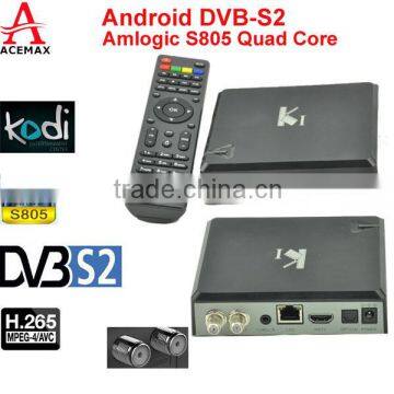 Acemax amlogic S805 free to air set top box KI DVB S2 satellite receiver