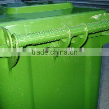 120L Outdoor Mobile Waste Bin With Wheels and Lids photo-5