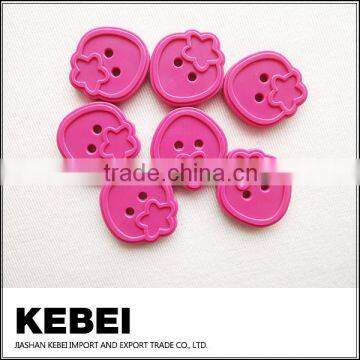 Wholesale custom eyelets button colored fruit shape button