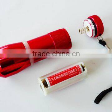 Onlystar GS-8184 Mini Pocket Gift Promotion Aluminum 9 Led Flashlight photo-5