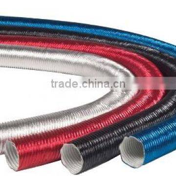 Aluminum heat shield cable sleeve