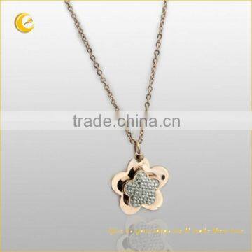 Hot sell fashion stainless steel pendant for lady