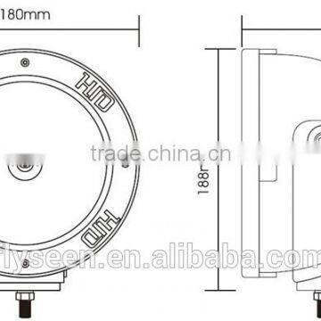 7" Inch Round off Road HID Driving Lights, Car HID Work Light, HID Working Light for Trucks photo-3