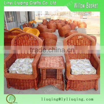 natural material wicker sofa