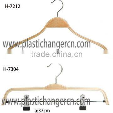 laminated wood clothes hanger, plywood wood clothes hanger, laminated hangers