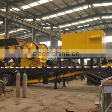 Professional crushing equipement,Tyre type portable crusher/crushing stones material for sale