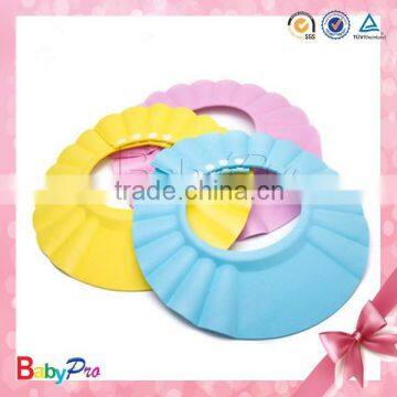 new design for baby promotional products on china markt baby shower caps plastic baby shower cap