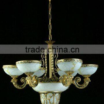 Euro bronze brass pendent light