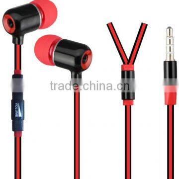 high quality wired earbuds with volume control for smart phones