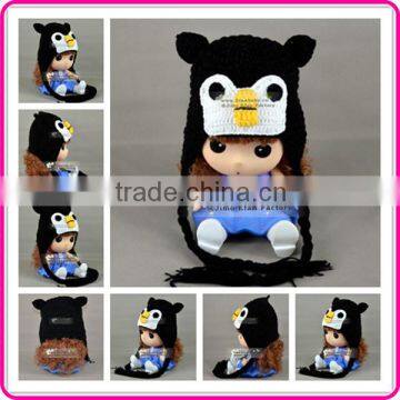 animal shaped handmade baby crochet knitted hats