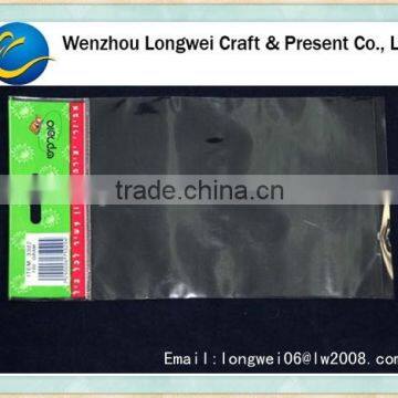 butterfly hole opp plastic packing bags/opp cpp bag