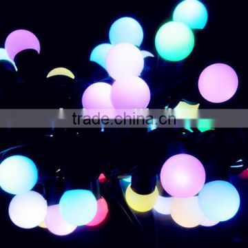 Plastic ball christmas light / LED festival light / Ball string light